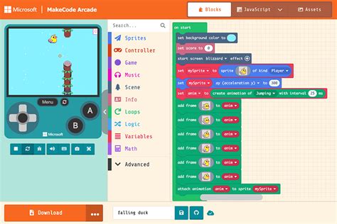 arcade makecode